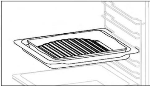 ROSIERES RO6 T3T1CTB1 NOIR - Двойна тава – режим за барбекю (само ако има\*) - 1