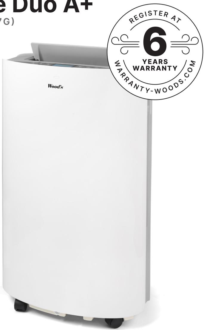 WOODS CORTINA - AC Cortina 12K AirSwitch Smart Home Duo A+ - 1