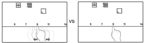 ROSIERES RIF64DCS - SELECT THE COOKING ZONE AND SET THE POWER - 1