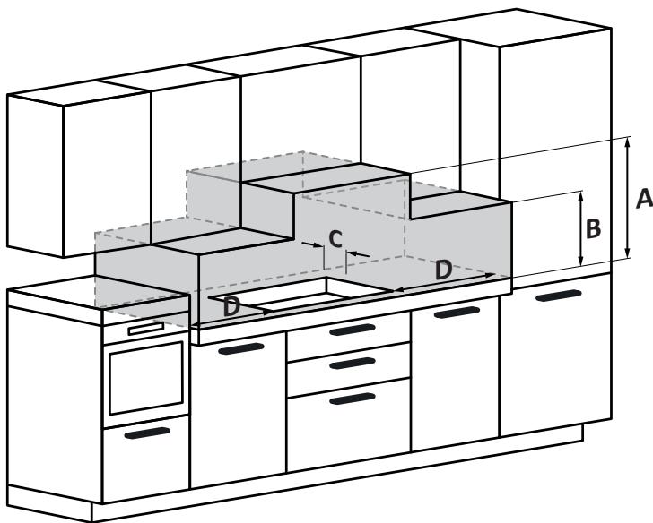 ROSIERES RIF64DCS - STANDARD BUILT-IN MEASUREMENTS 65 TOP - 6
