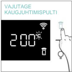 CANDY CA6 N3B3YTX1 - Kaugjuhtimispuldi aktiveerimine. - 5