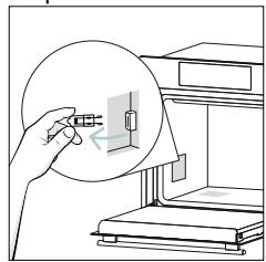 CANDY CA6 N3B3YTX1 - Changing the lateral bulb: - 3