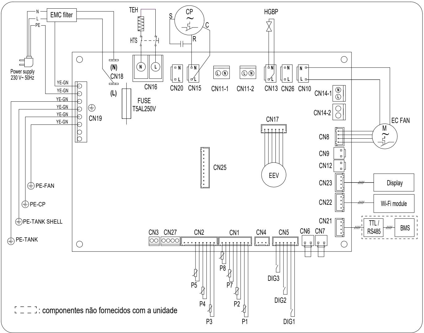 COINTRA OASIS 120 L - ESQUEMA ELETRICO - 1