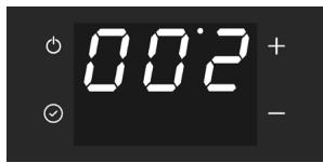 COINTRA OASIS 120 L - Exemplo de exibicao do numero de série "G000083277" - 2