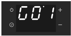 COINTRA OASIS 120 L - Exemple d'affichage du numero de série « G000083277 » - 1