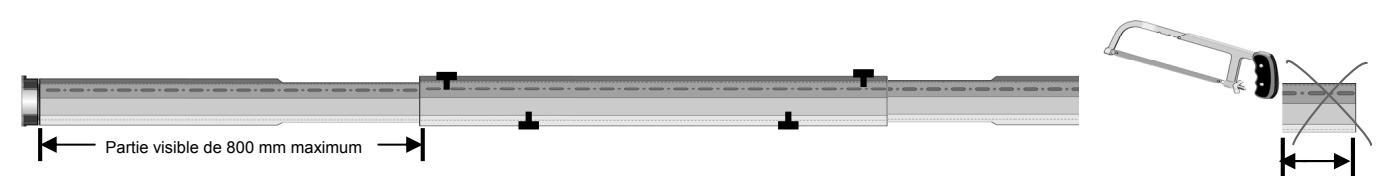 NICE HOME 30 N.M DIAM.60 MM - Pour une longueur de tube comprise 1801 mm et 2600 mm : - 2