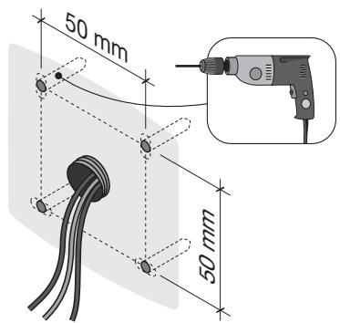 NICE HOME 30 N.M DIAM.60 MM - INSTALLATION OF CONTROL SWITCH TO WALL - 2