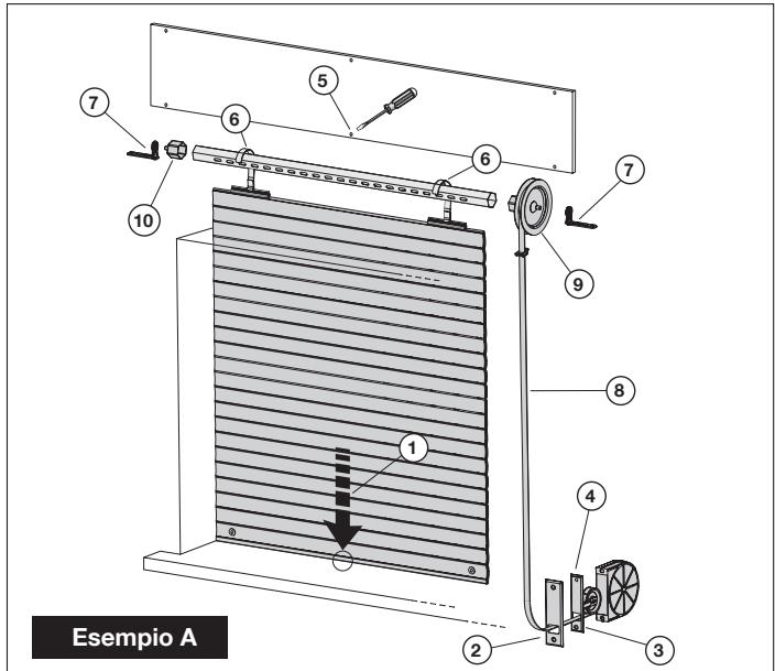 NICE HOME 30 N.M DIAM.60 MM - - INSTALLARE I COMPONENTI DELL’AUTOMATISTMO - 1