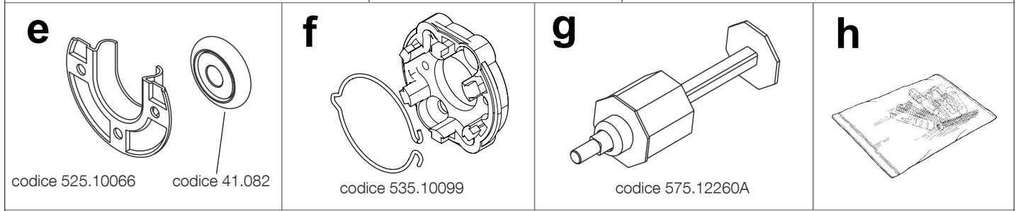 NICE HOME RMEKIT AXS 3017 SH - - COMPONENTI PRESENTI NEL KIT - 2
