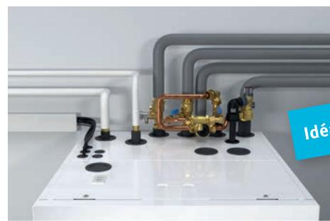 SAUNIER DUVAL GeniaSet Tek - GeniaAir Tek - Des kits de raccordement dédiés, pour une installation rapide et facile - 2