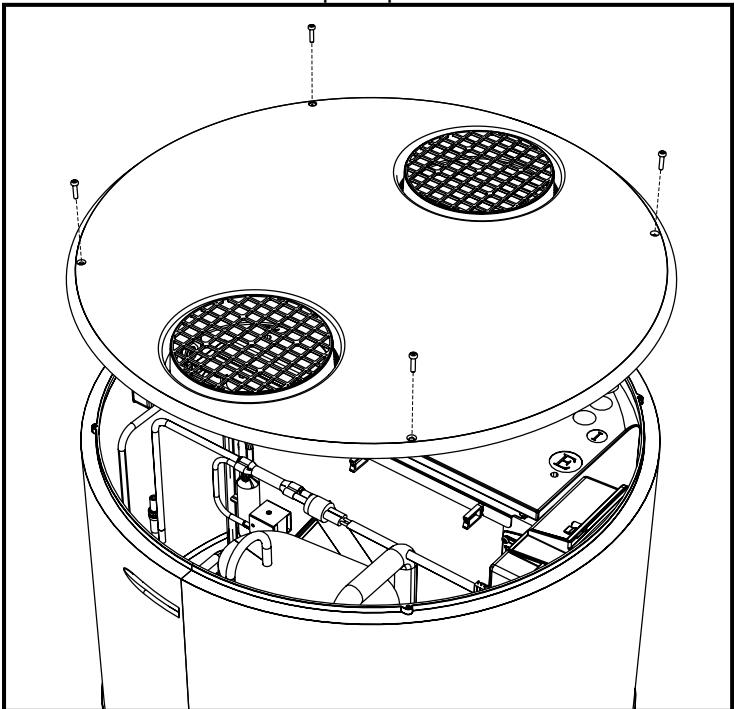 COINTRA OASIS TECH 200 LT - 260 LT - 200 LT-S - 260 LT-S - RESTABELECIMENTO DO TERMOSTATO DE SEGURANÇA DA RESISTÊNCIA ELETRICA - 1