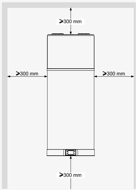 COINTRA OASIS TECH 200 LT - 260 LT - 200 LT-S - 260 LT-S - PRÉDISPOSITION DU LIEU D'INSTALLATION - 2