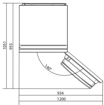 CANDY CBL3518E - CBL3518E/L - Requisitos de espacio - 1