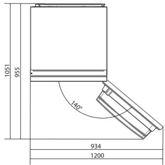 CANDY CBL3518E - CBL3518E/L - Requisiti di spazio - 1