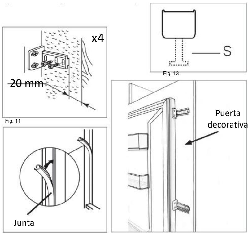 CANDY CMS518EW - Montaje de la puerta frontal - 1