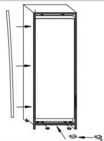 CANDY CMS518EW - Installation into the cabinet - 5