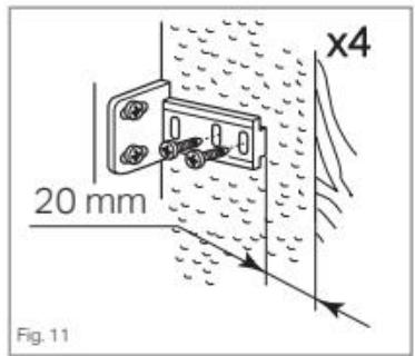 CANDY CMS518EW - Mounting the fascia door - 1