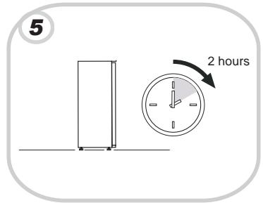 CANDY CM4S518EW - REVERSING THE OPENING OF THE FREEZER COMPARTMENT - 5