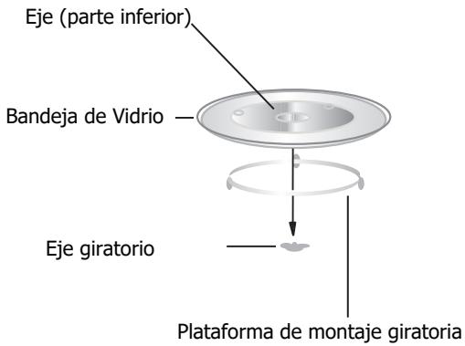 BRANDT BMG2120W - Instalación del Plato giratorio - 1