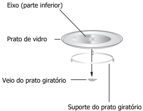 BRANDT BMG2120W - Instalacao do prato giratorio - 1