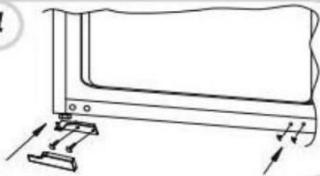 ROSIERES RMS518EWF - Inversione dello sportello dell'elettrodomestico - 4