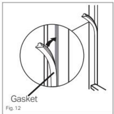 ROSIERES RMS518EWF - Mounting the fascia door - 3
