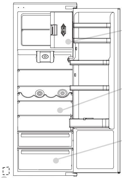 ROSIERES RM4S518EW - Abtauen des Kühlraums - 1