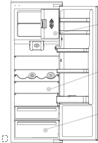 ROSIERES RM4S518EW - Odmrazování chladničky - 1