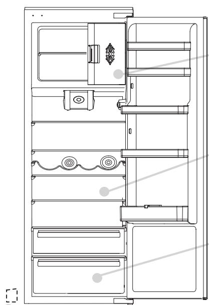 ROSIERES RM4S518EW - Descongelamento do compartimento do frigorífico - 1