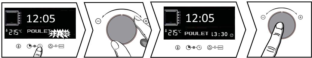 BRANDT BKFH2315B - - Uprava Času konce pečeni - 1
