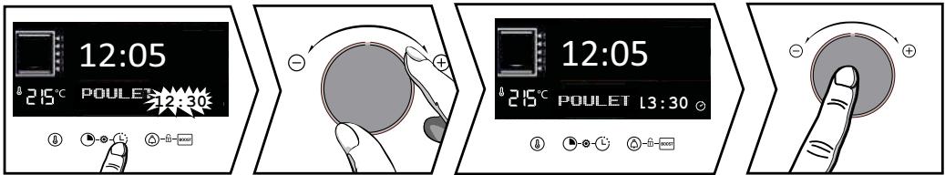 BRANDT BKFH2315B - - Modification de l'heure de fin deuisson - 1