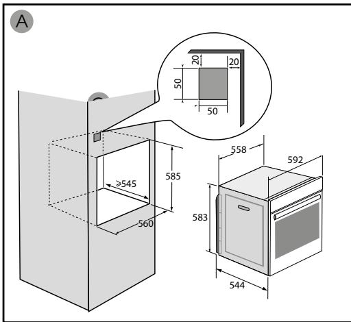 BRANDT BKFH2315B - KEUZE VAN DE PLAATSING EN INBOUW - 3