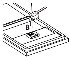 BRANDT BKDI144LB - Adjusting the rinse aid reservoir - 5
