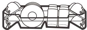 BRANDT BKDI144LB - Loading the upper basket - 1
