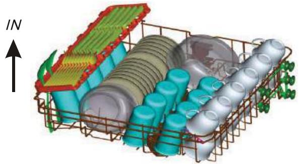 BRANDT BB3424LB - Loading the Upper Basket - 1