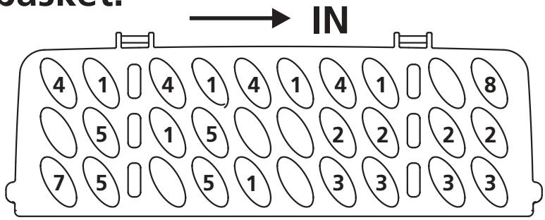 BRANDT BB3424LB - 4.Cutlery basket: - 1