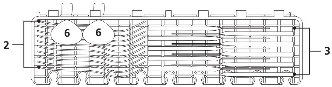 BRANDT BB3424LB - 3.Cutlery rack: - 1