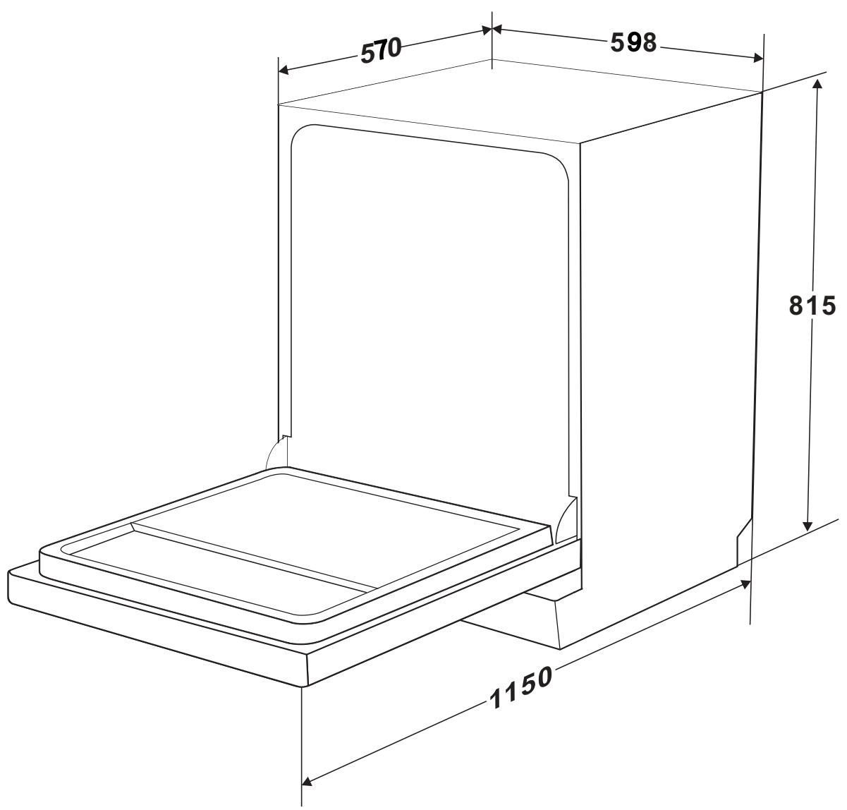 BRANDT BB3424LB - WARNING! - 2