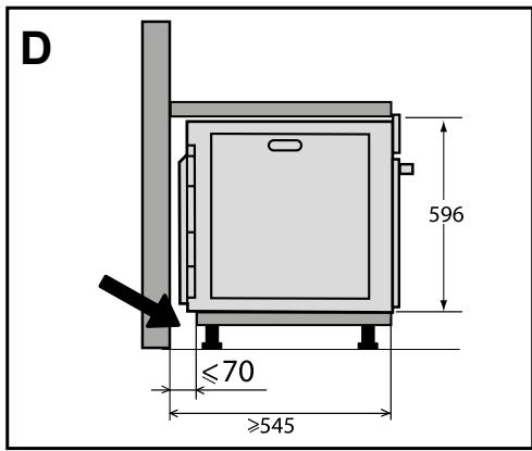 BRANDT BOR7586BB - Choix de l'emplacement et encastrement - 4