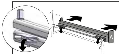 BRANDT BOR7586BB - INSTALLING AND REMOVING THE SLIDING RAILS - 4