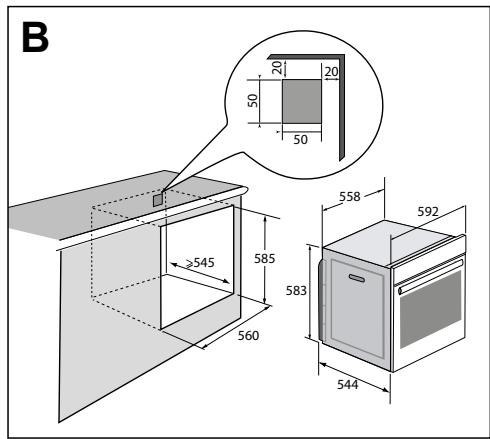 BRANDT BOR7586BB - CHOICE OF LOCATION AND FITTING - 3