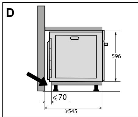 BRANDT BOR7586BB - WAHL DES AUFSTELLUNGSORTS UND EINBAU - 4