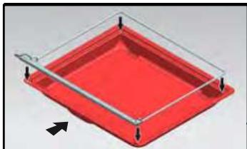 BRANDT BOR7586BB - - PLAT support aliment special VAPEUR 100% - 2