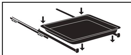 BRANDT BOR7586BB - Installation et demontage des RAILS coulissants - 3
