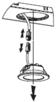 BRANDT BHV4663B - - Changing the lights: - 4