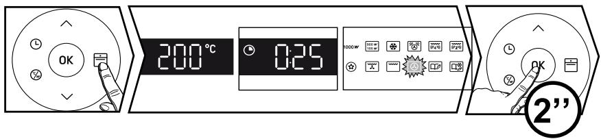 BRANDT BKC7153BB - Programmation d'une touche mémoire - 1