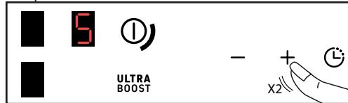 BRANDT BPI1638UW - + / - Regolazione della potenza - 2