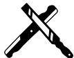 DEWALT DCMWP134 - DCMWSP156 - Spia di affilatura lame (Fig. U) - 1
