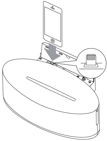 LG ND5630 - Connessione di un iPod/iPhone/iPad (Connettore Lightning) a un dock - 1