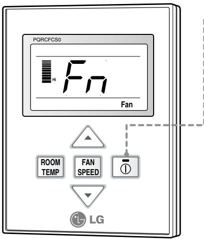 PQRCFCS0 Fn Fan ROOM TEMP FAN SPEED LG
